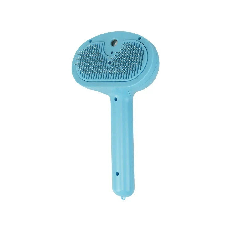 Rechargeable Pet Hair Removal Comb with Spray Cleaner - Effortlessly remove stubborn pet hair and keep your furry friend's coat fresh and healthy.