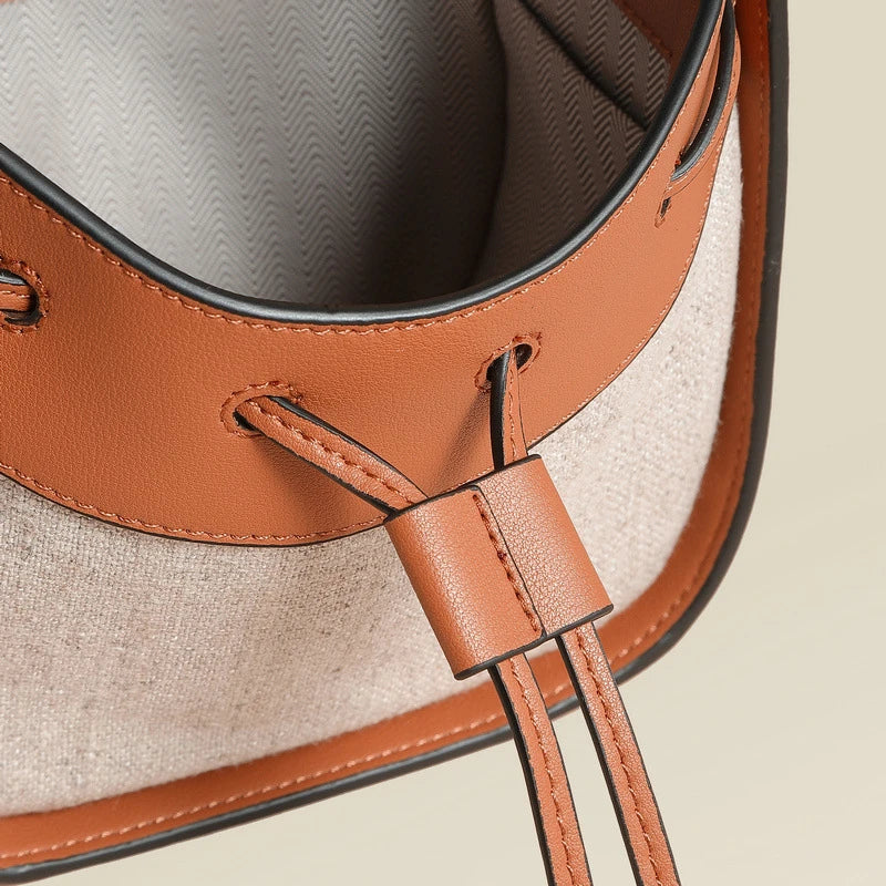 Hhomeenjoy Stylish Drawstring Bucket Bag for Fashionable Women