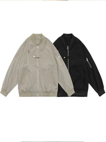 A versatile men's jumpsuit in a solid color design, made with premium polyester fabric for comfort and style.