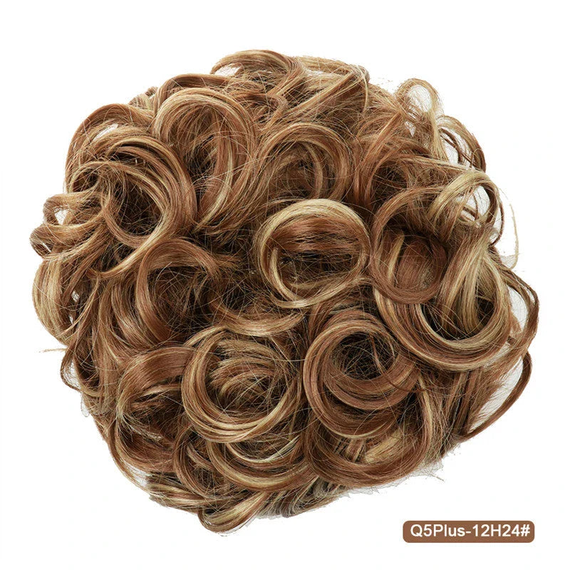 Messy Chignon Donut Hair Bun Pad - Effortless Elegance Hair Accessory for Stylish Buns