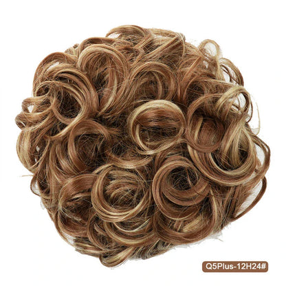 Messy Chignon Donut Hair Bun Pad - Effortless Elegance Hair Accessory for Stylish Buns