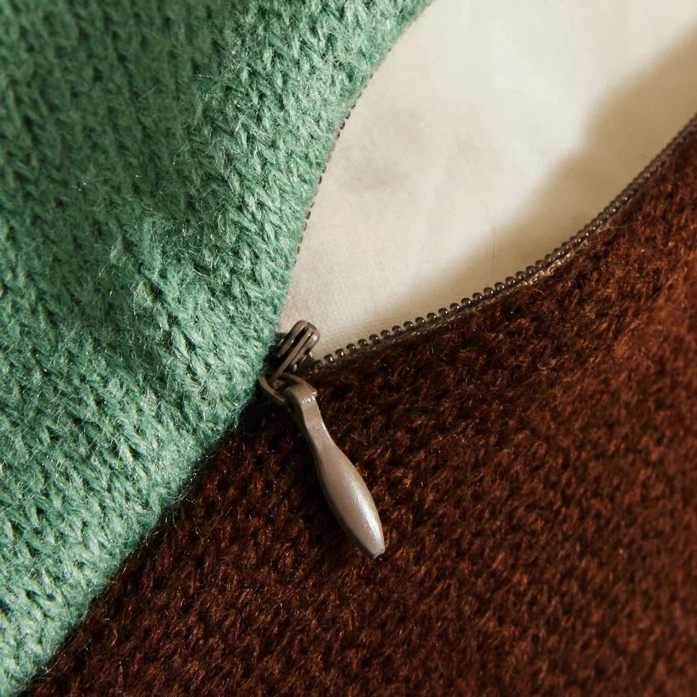 A colorful, fruit-themed accent pillow with a cozy, plush design for comfortable home decor