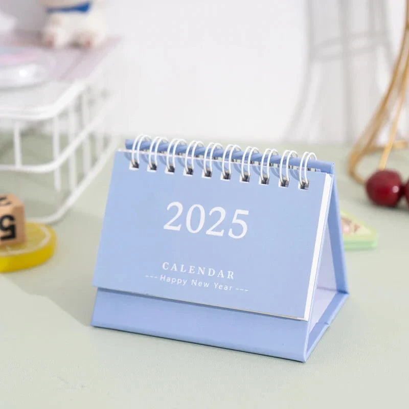 Charming desk calendar with kawaii design, perfect for organizing schedules and to-do lists