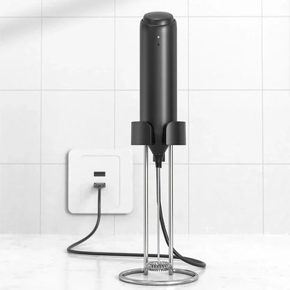 Powerful Handheld Milk Frother with Ergonomic Design for Making Coffeehouse-Style Lattes and Cappuccinos at Home