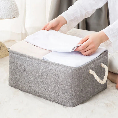 Eco-Friendly Waterproof Folding Laundry Storage Basket for Organized Home Storage