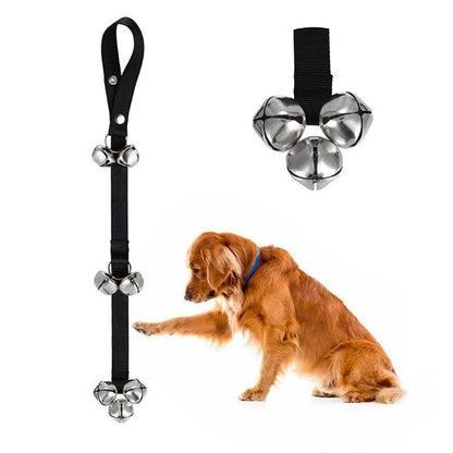 Premium Dog Training Doorbell with Adjustable Placement on Doorknob for Easy Potty Training