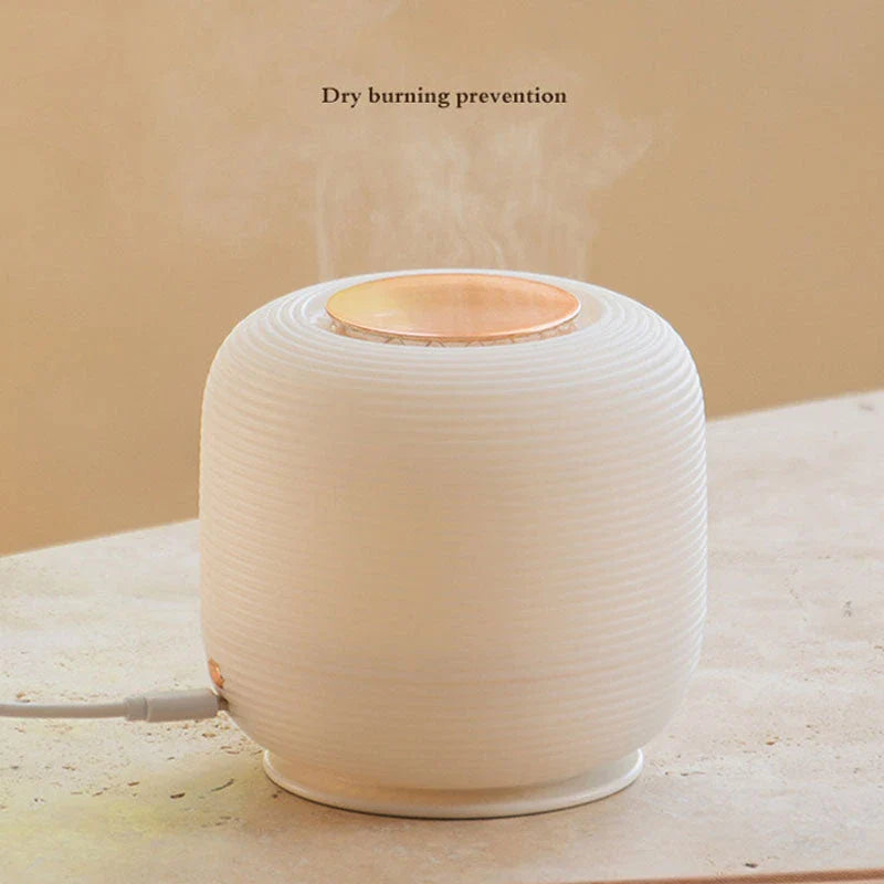 300ML USB Aromatherapy Diffuser with Soothing Night Light - Elevate your space with this compact, yet powerful diffuser that delivers calming aromatherapy mist and a soft night light.