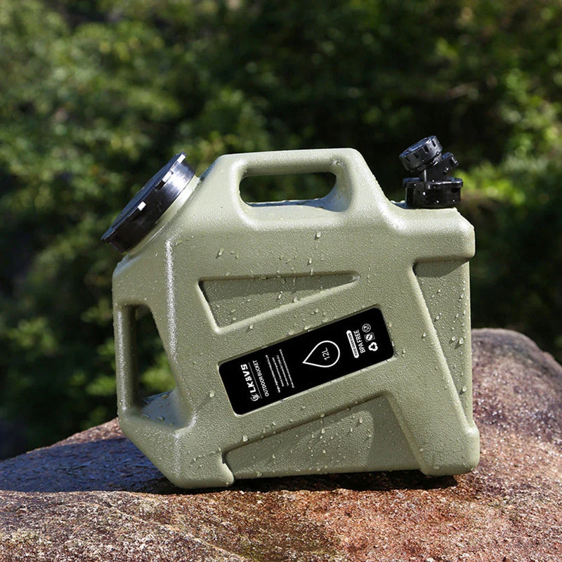 Hhomeenjoy 12L Portable Emergency Water Dispenser for Outdoor Adventures