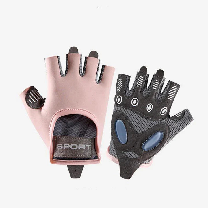 Reflective multi-purpose fitness gloves with liquid silicone material and reflective strips for enhanced grip and visibility during workouts