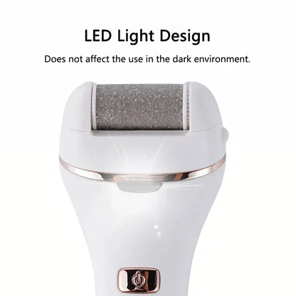 4-in-1 Electric Lady Shaver and Foot Callus Remover with stainless steel blades, adjustable speeds, and waterproof design for smooth, beautiful skin