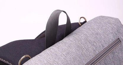 Premium diaper backpack with insulated pockets, stroller attachment, and USB charging port