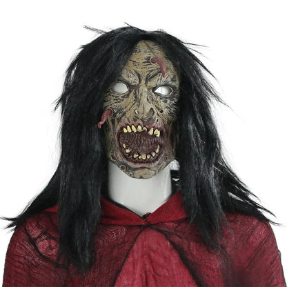 Chilling horror headgear mask made from high-quality latex with a spooky, captivating design