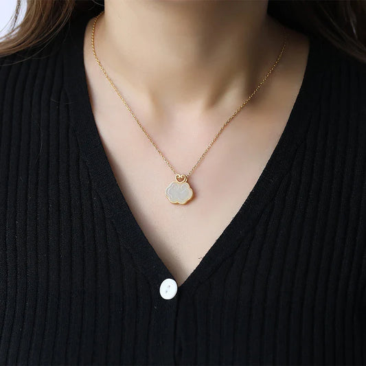 Elegant Hetian Jade Retro Pendant with Intricate Silver Inlay Design and Adjustable Cross-Chain