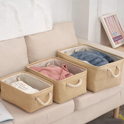 Eco-Friendly Waterproof Folding Laundry Storage Basket for Organized Home Storage