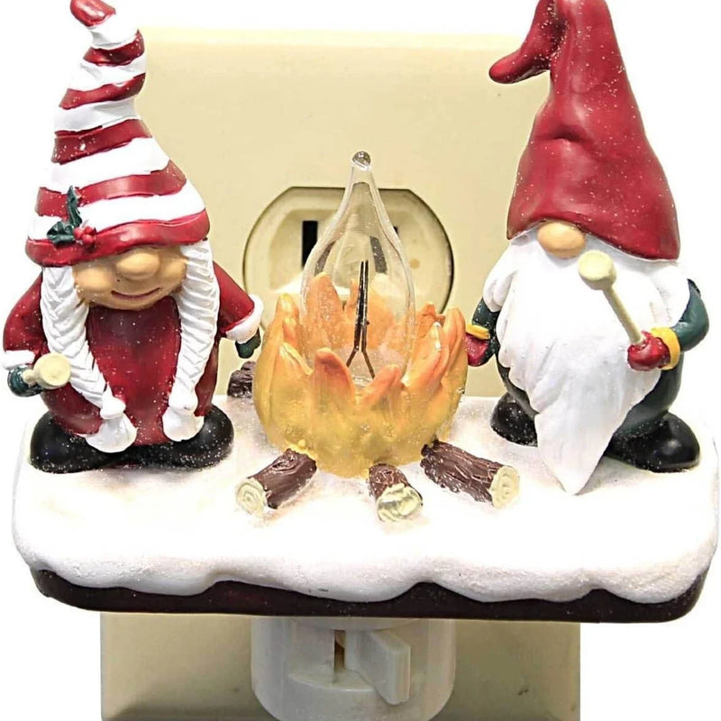 Hhomeenjoy Cozy Christmas Night Lamp - Festive Bonfire Glow for Yuletide Cheer