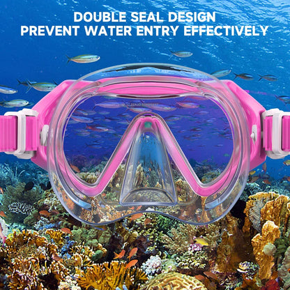 Premium Kids Snorkel Mask with Nose Cover for Safe and Enjoyable Underwater Exploration