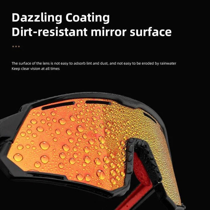 Hhomeenjoy High-Performance Polarized Sports Sunglasses with Interchangeable Lenses