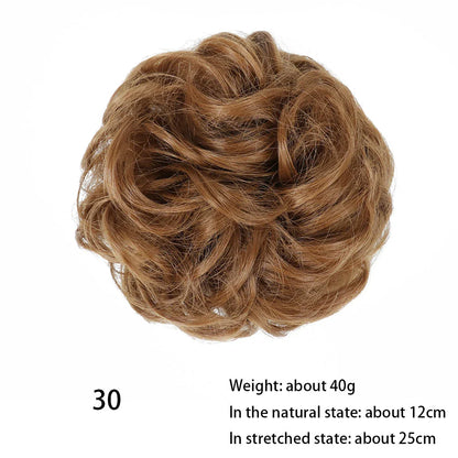 Messy Chignon Donut Hair Bun Pad - Effortless Elegance Hair Accessory for Stylish Buns