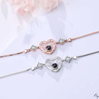 100 elegant language bracelets for fashionable female students, featuring a sleek rose gold finish and versatile design