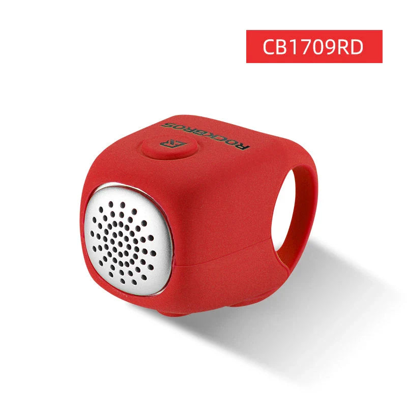 High-Powered Electric Cycling Bell with 110 dB Horn, Rainproof Handlebar Design for Maximum Safety and Visibility