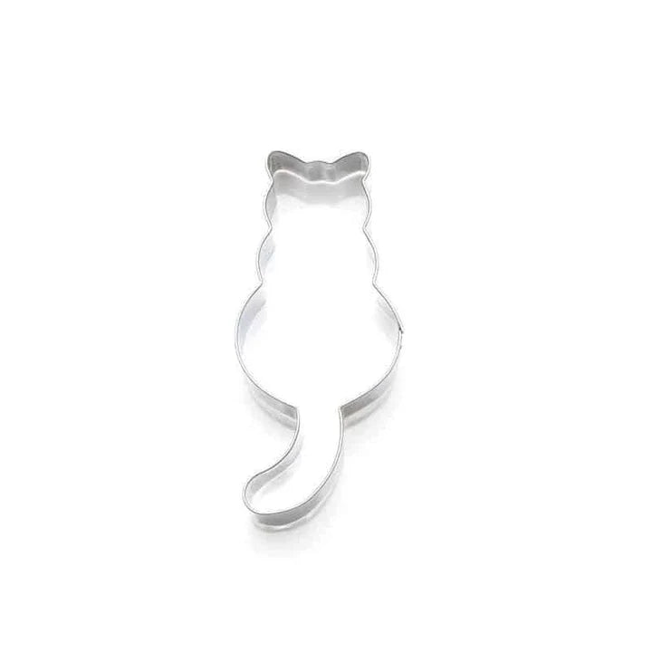 Lovely cat-shaped eco-friendly stainless steel cookie cutter for baking whimsical and adorable treats