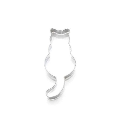 Lovely cat-shaped eco-friendly stainless steel cookie cutter for baking whimsical and adorable treats