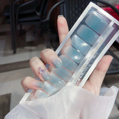 3D nail art stickers with a vibrant hill pattern design, perfect for creating a statement-making manicure