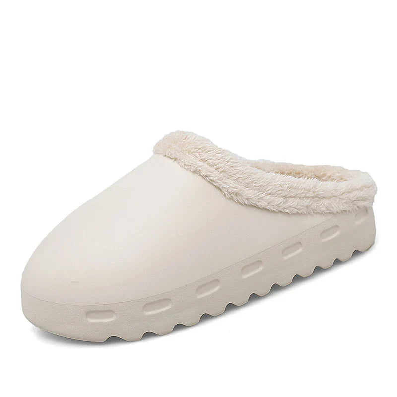 Cotton-padded Baotou slippers in various colors and sizes, providing comfort and style for casual everyday wear.