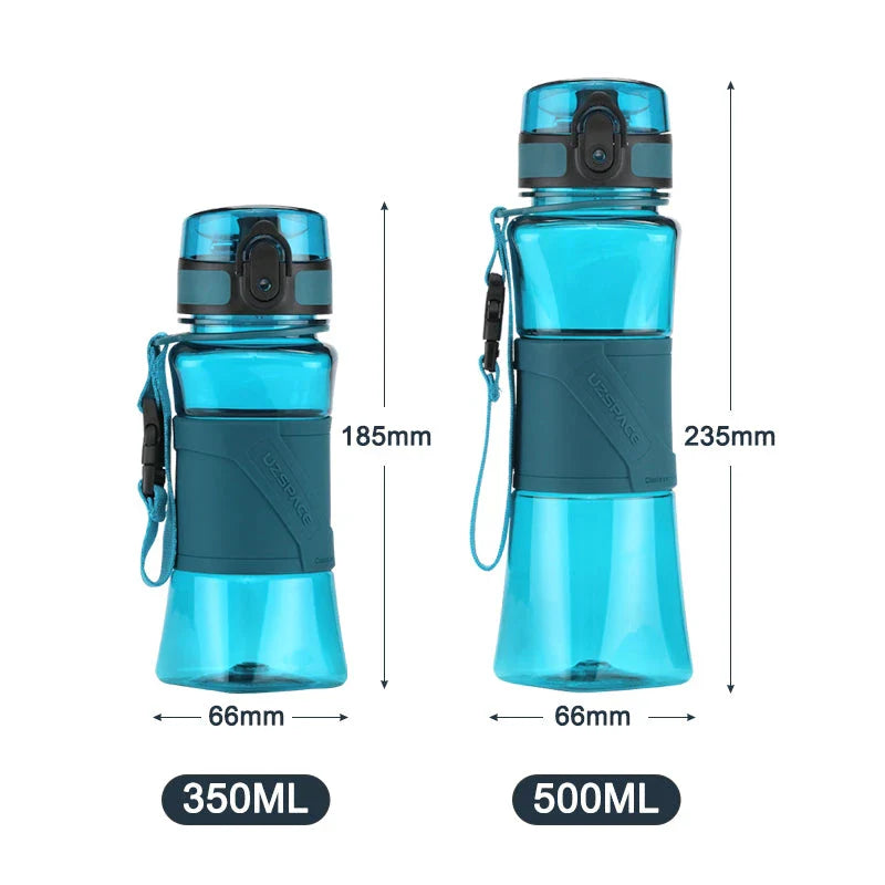 Leak-Proof Protein Shaker Bottle made from durable Tritan plastic, available in various colors and sizes.