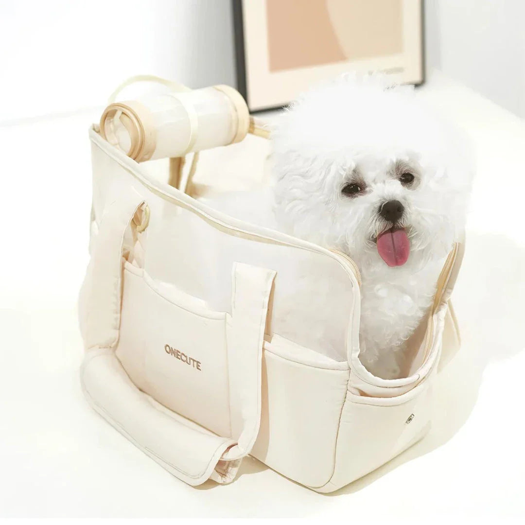 Breathable pet travel backpack for small dogs, designed for comfortable and hands-free outdoor adventures