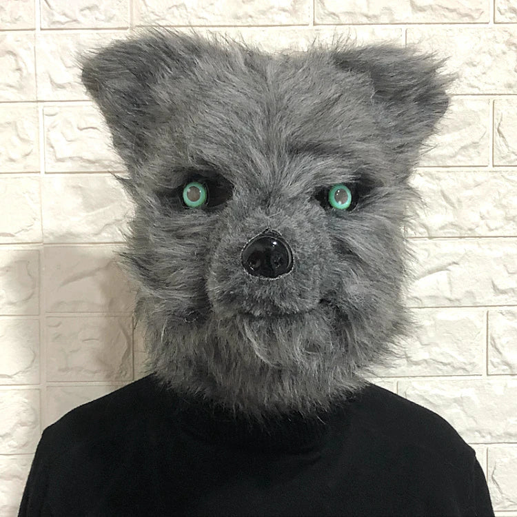 Whimsical cartoon-style headwear with realistic animal features, perfect for masquerades, Halloween, and stage performances