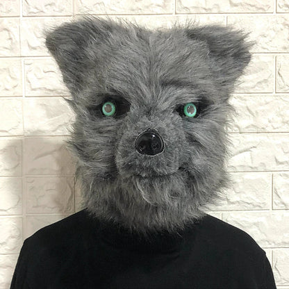 Whimsical cartoon-style headwear with realistic animal features, perfect for masquerades, Halloween, and stage performances