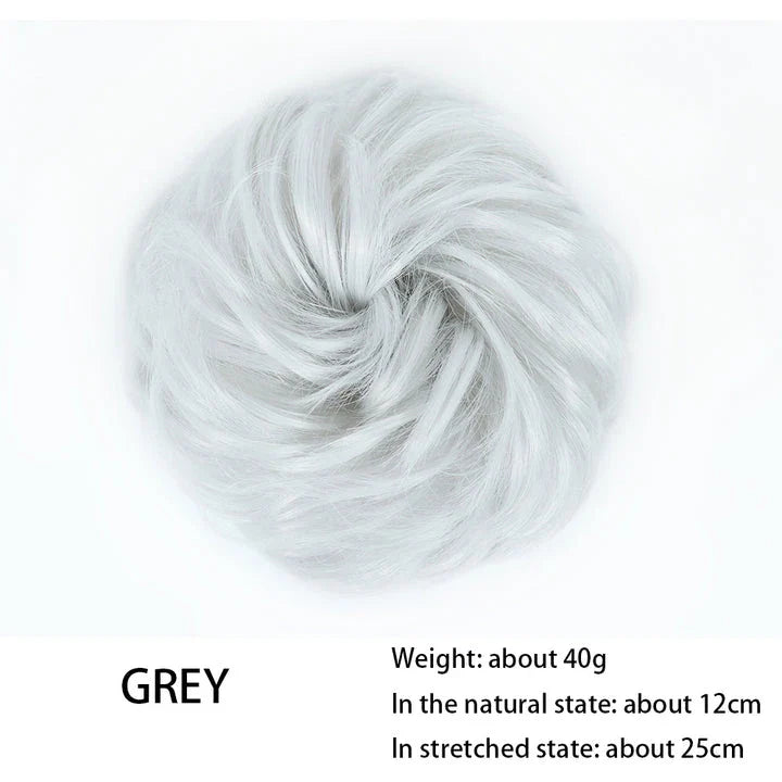 Messy Chignon Donut Hair Bun Pad - Effortless Elegance Hair Accessory for Stylish Buns