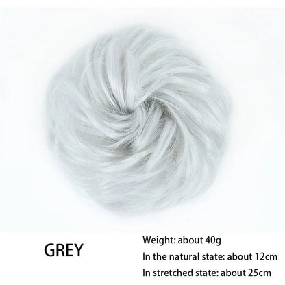Messy Chignon Donut Hair Bun Pad - Effortless Elegance Hair Accessory for Stylish Buns