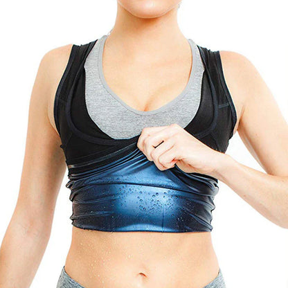 Premium neoprene sweat vest for slimming and body shaping, featuring lightweight, stretchy fabric and compression support