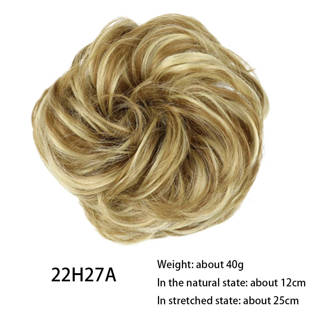 Messy Chignon Donut Hair Bun Pad - Effortless Elegance Hair Accessory for Stylish Buns