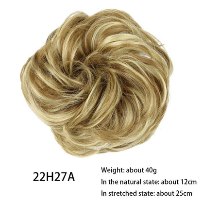 Messy Chignon Donut Hair Bun Pad - Effortless Elegance Hair Accessory for Stylish Buns