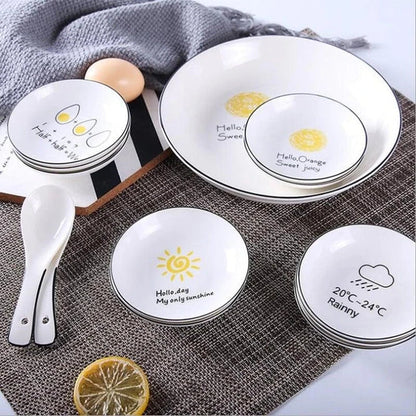 Ceramic sauce dish with elegant, unique design in a variety of color options