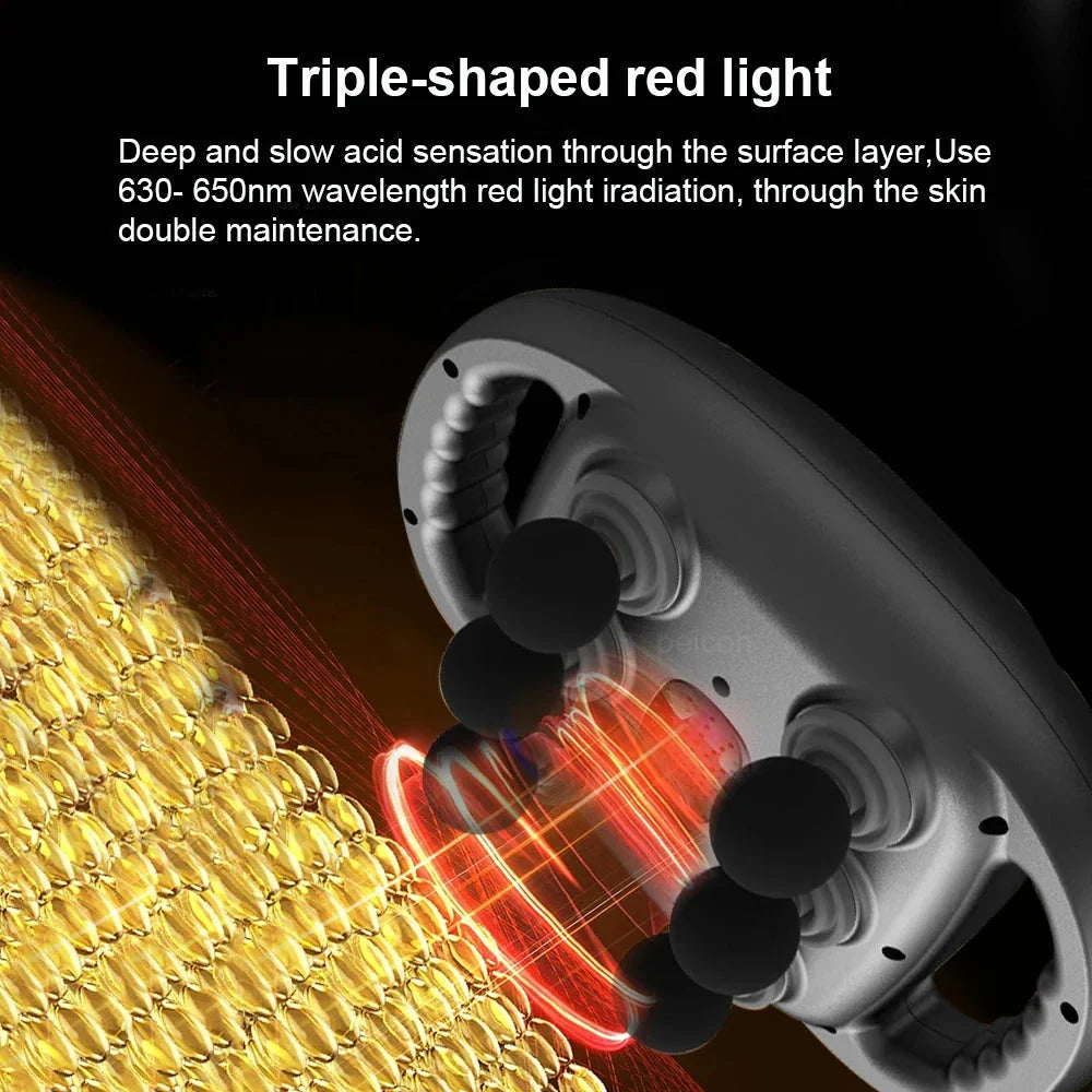 Percussion Massage Gun with 6 Interchangeable Heads for Comprehensive Muscle Relief