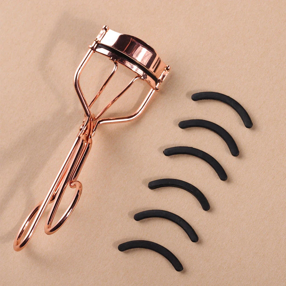 Premium Rose Gold Eyelash Curler for Effortlessly Curled, Voluminous Lashes