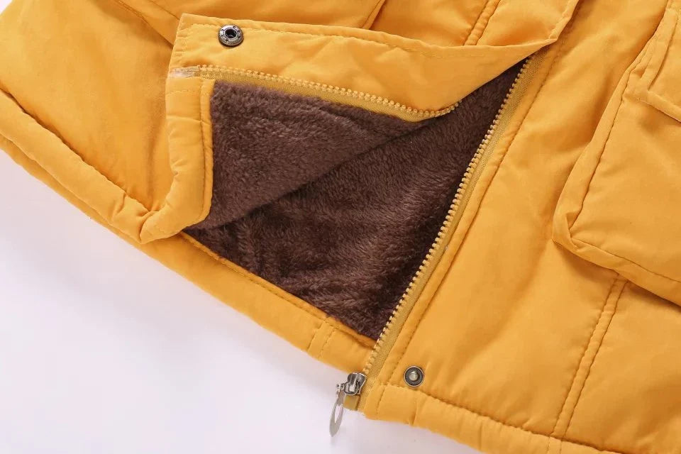 A warm and comfortable winter jacket with premium insulation and a sleek, modern design