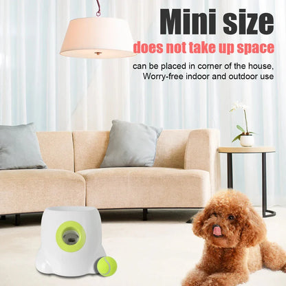 Automatic Tennis Ball Launcher with three-stage distance control and infrared sensor for safe, consistent ball delivery