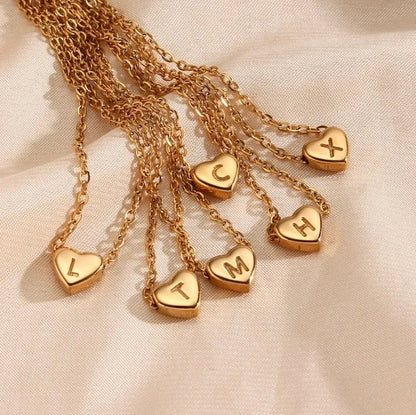 Captivating 18K gold plated love letter necklace with stainless steel construction and unique mood tracker functionality.