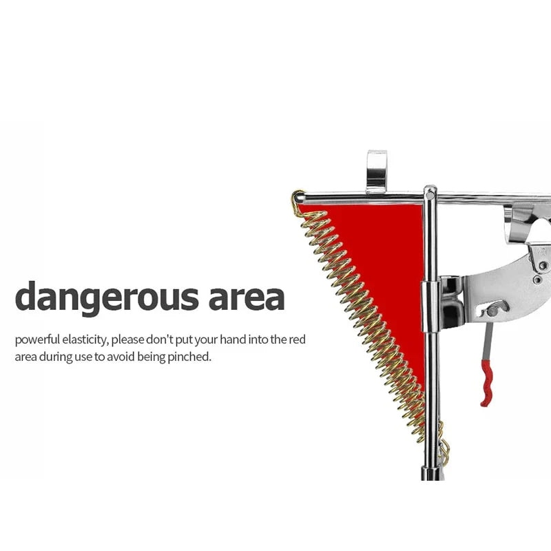 Automatic Sea Fishing Rod Holder with Stainless Steel Construction and Universal Turret Design