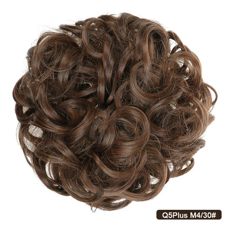 Messy Chignon Donut Hair Bun Pad - Effortless Elegance Hair Accessory for Stylish Buns