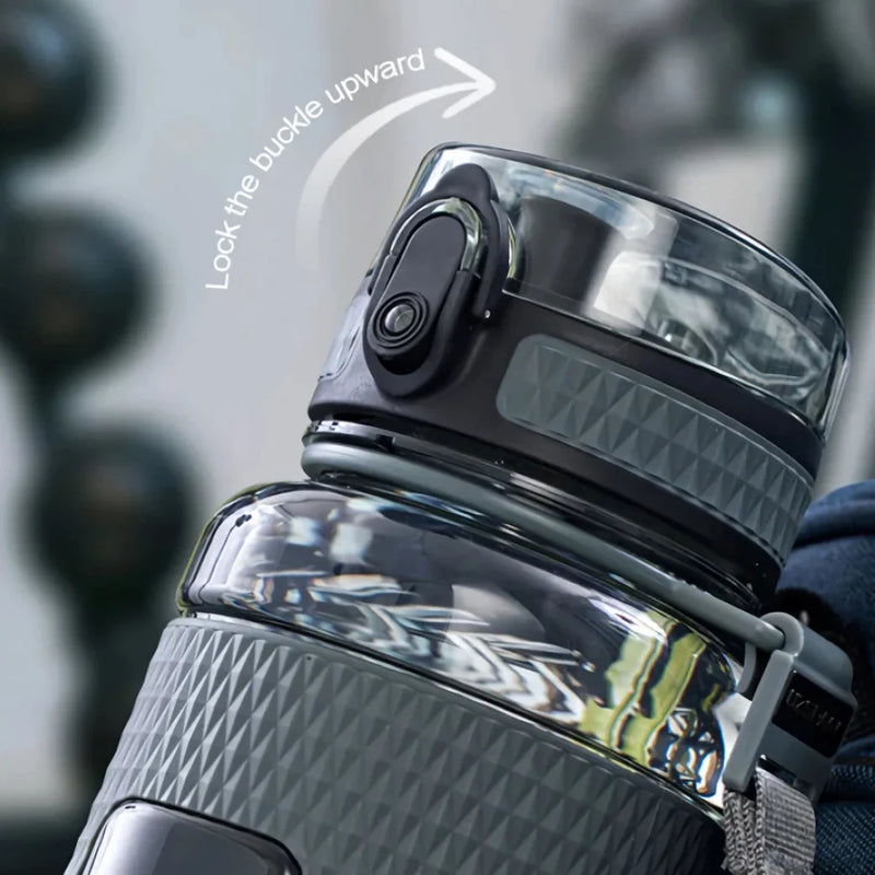 Hhomeenjoy Leak-Proof Portable Sports Water Bottle with Wide Mouth & Tea Infuser