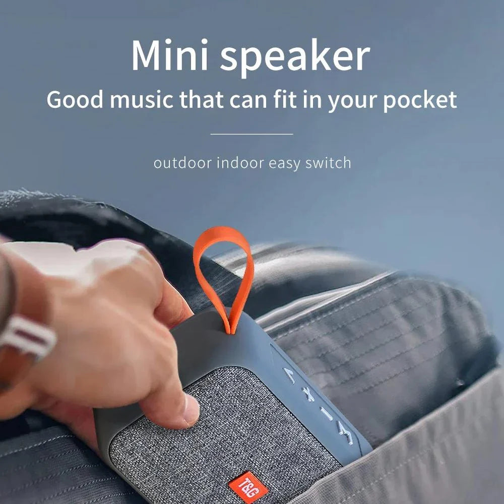 Portable wireless Bluetooth 5.0 soundbar speaker with waterproof design and built-in TF card slot, perfect for on-the-go entertainment