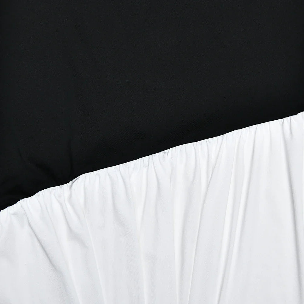 A stylish long sleeve dress with a slim, figure-flattering silhouette and classic round neckline