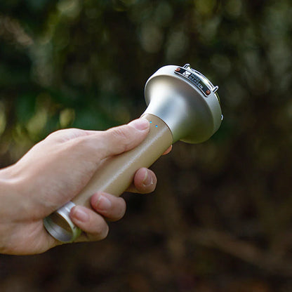 Bright and Waterproof Rechargeable Camping Flashlight with powerful LED, waterproof design, and rechargeable battery