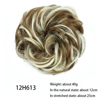 Messy Chignon Donut Hair Bun Pad - Effortless Elegance Hair Accessory for Stylish Buns